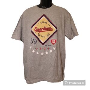 Cleveland Guardians Stand for Land T-shirt Phantom Fireworks Promo Men's Size XL